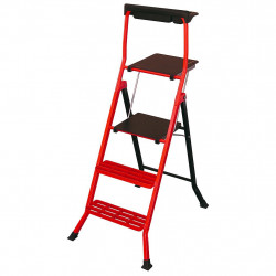 Mondelin Escabeau 3 marches Mondelin pro acier hauteur de travail 2,70m Kobleo