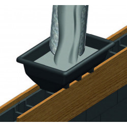 Mondelin Entonnoir à banche Mondelin 530x800x275mm Kobleo