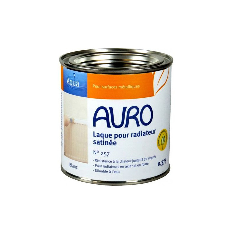 Auro Laque pour radiateur Auro n°257 0,375l satinée blanche Kobleo