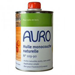 Auro Huile monocouche naturelle Auro PurSolid n°109-90 1L sans solvant Kobleo