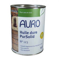 Auro Huile dure Auro PurSolid n°123 2,5L sans solvant prêt à l'emploi Kobleo
