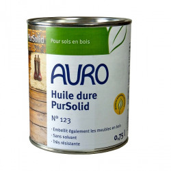 Auro Huile dure Auro PurSolid n°123 0,75L sans solvant prêt à l'emploi Kobleo