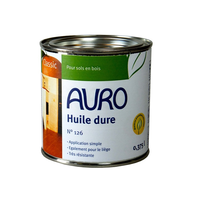 Auro Huile dure Auro Classic n°126 0,375L pour sols en bois Kobleo