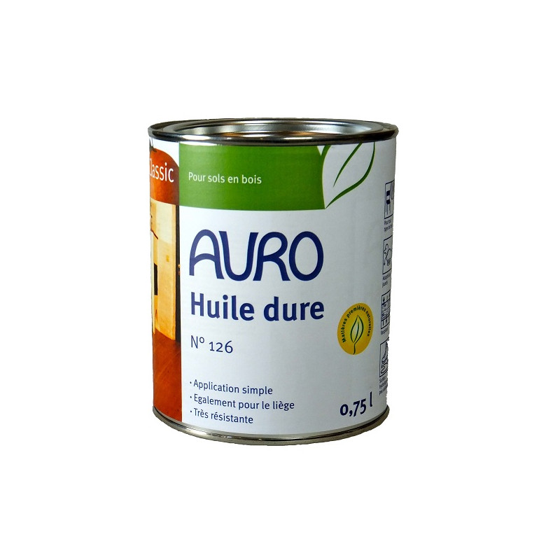Auro Huile dure Auro Classic n°126 0,75L pour sols en bois Kobleo