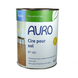Auro Cire pour bois Auro Aqua n°187 2,5L Kobleo