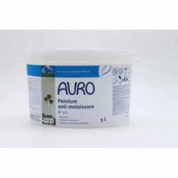Auro Peinture anti-moisissures Auro n°327 5L blanche pour murs et plafonds Kobleo