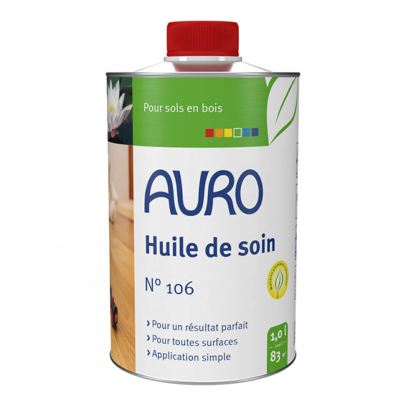 Auro Huile de soin Auro n°106 1L pour sols en bois prêt à l'emploi Kobleo