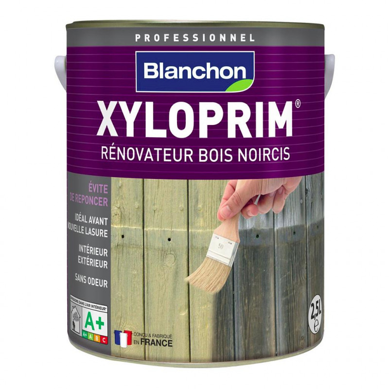 Blanchon Rénovateur Blanchon Xyloprim bois noircis 2,5L prêt à l'emploi Kobleo