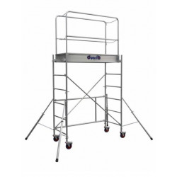 Duarib Echafaudage roulant en acier Haut. Max 2,90m C.U: 150 Kg Rolly2 Duarib Kobleo