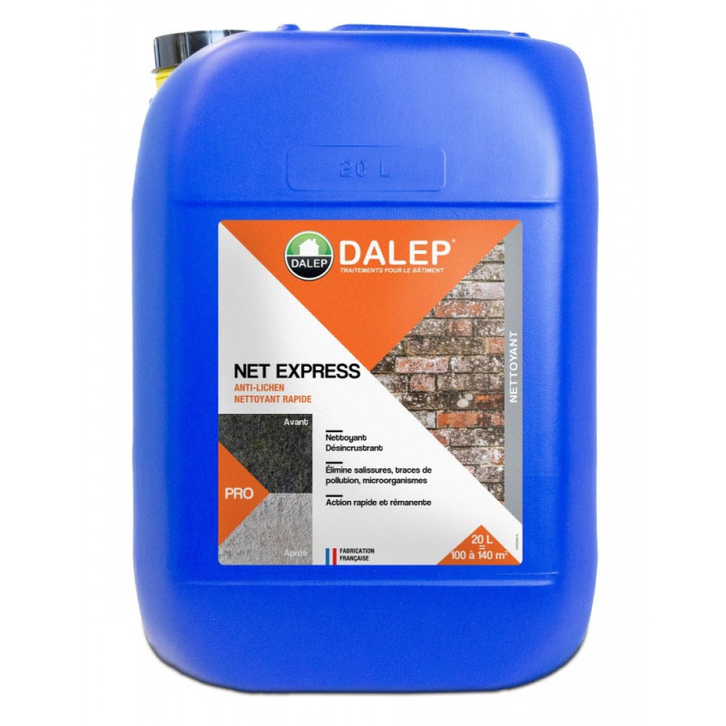 Dalep Nettoyant rapide Dalep Net Express anti-lichen 20L prêt à l'emploi Kobleo