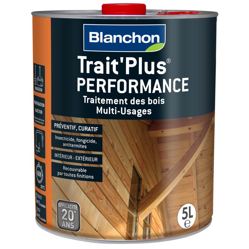 Blanchon Traitement bois Blanchon Trait Plus Performance 5L multi-usages Kobleo
