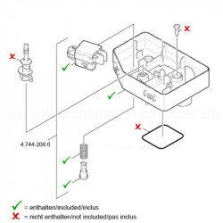 Karcher Interrupteur complet Karcher K7.8X EU Kobleo