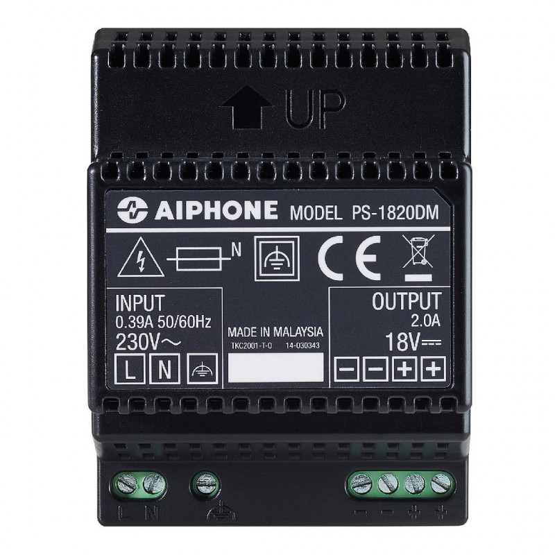 Aiphone Alimentation Aiphone PS1820DM 230 Vac / 18 Vcc - 2 A Kobleo