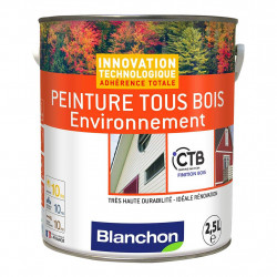 Blanchon Peinture tous bois Blanchon Environnement 2,5L blanc signalisation Kobleo
