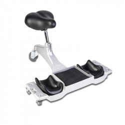 Rubi Siège ergonomique Rubi SR-1 aluminium 130kg avec 7 roues en caoutchouc Kobleo