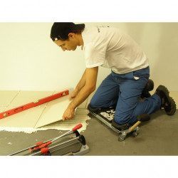 Rubi Siège ergonomique Rubi SR-1 aluminium 130kg avec 7 roues en caoutchouc Kobleo