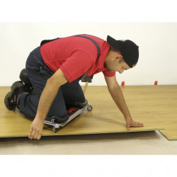 Rubi Siège ergonomique Rubi SR-1 aluminium 130kg avec 7 roues en caoutchouc Kobleo