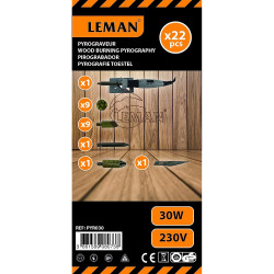 Leman Coffret pyrograveur Leman PYR030 30W 230V Kobleo