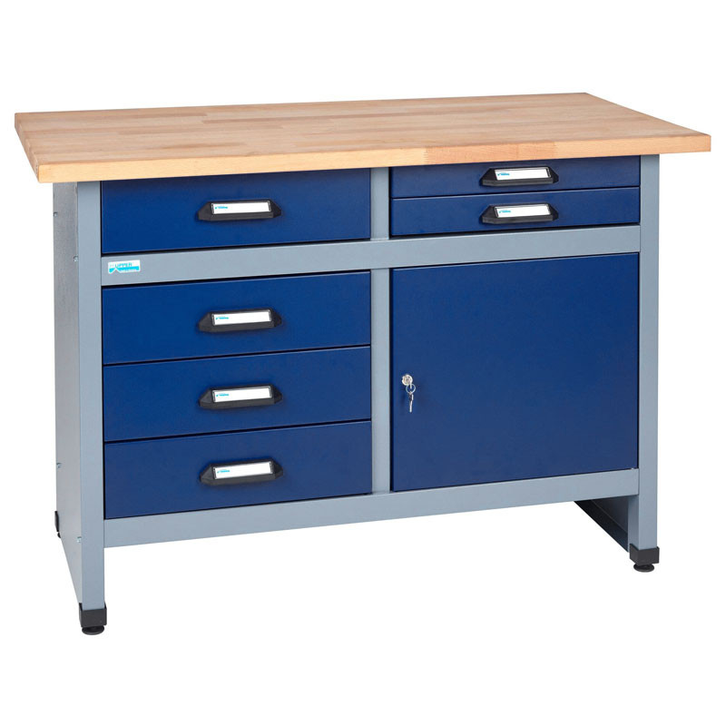 Kupper Établi bois Küpper 12247 bleu 120cm reconditionné Kobleo Kupper Établi bois Küpper 12247 bleu 120cm reconditionné Kobleo