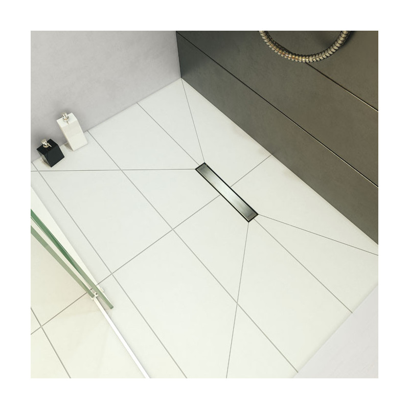 Wirquin Caniveau Wirquin Venisio Slim L700mm pour douche à l'italienne Kobleo Wirquin Caniveau Wirquin Venisio Slim L700mm pour douche à l'italienne Kobleo