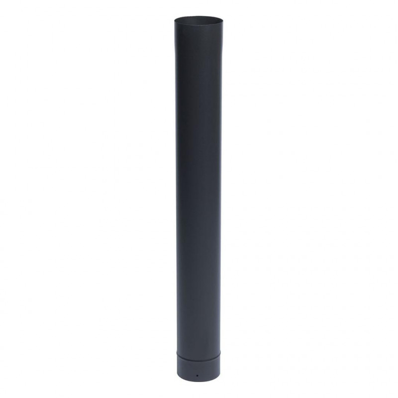 TEN Tuyau rigide TEN 344011 émail noir mat 100cm D150mm Kobleo