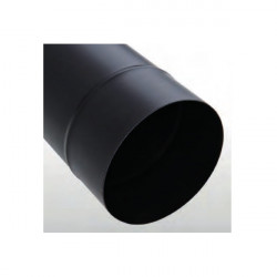 TEN Tuyau rigide TEN 344011 émail noir mat 100cm D150mm Kobleo