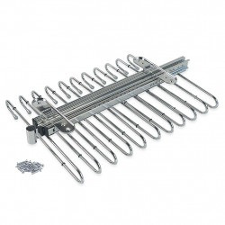 Emuca Porte-pantalons extractible Self pour armoire 470 mm 11 tringles Acier Kobleo Emuca Porte-pantalons extractible Self pour armoire 470 mm 11 tringles Acier Kobleo