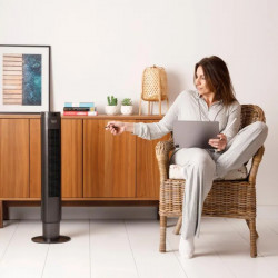 Taurus Alpatec Ventilateur colonne Taurus Alpatec Babel II Rch noir 50W Kobleo Taurus Alpatec Ventilateur colonne Taurus Alpatec Babel II Rch noir 50W Kobleo