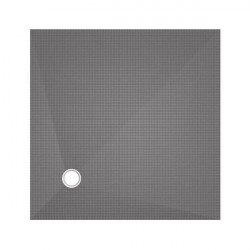 Wedi Receveur Wedi Fundo Primo carré 1000x1000x40mm écoulement excentré Kobleo