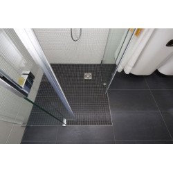 Wedi Receveur Wedi Fundo Primo carré 1000x1000x40mm écoulement excentré Kobleo