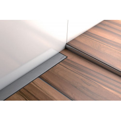 Wedi Barrette de finition Wedi Fundo 900mm inox standard surface brossée Kobleo