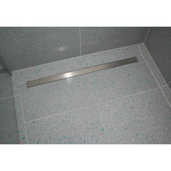 Wedi Barrette de finition Wedi Fundo 900mm inox standard surface brossée Kobleo
