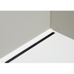 Wedi Barrette de finition Wedi Fundo 1100mm inox standard surface brossée Kobleo