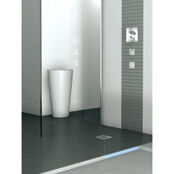 Wedi Receveur Wedi Fundo Plano 120x90cm écoulement centré sur le petit côté Kobleo