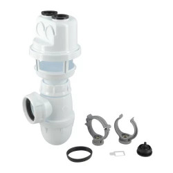 Nicoll Siphon Nicoll 201296 pour adoucisseur et osmoseur 18-40mm blanc Kobleo