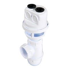 Nicoll Siphon Nicoll 201296 pour adoucisseur et osmoseur 18-40mm blanc Kobleo