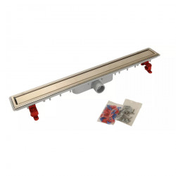 Nicoll Caniveau de douche Nicoll Docia SICANFH80R 790x95mm D40mm sans natte Kobleo