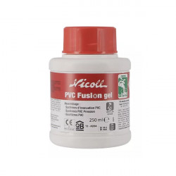Nicoll Boite de colle Nicoll BSOP25 Pvc fusion gel 250ml avec pinceau Kobleo