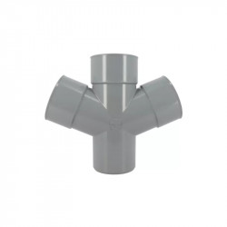 Nicoll Culotte double Nicoll URT16 mâle femelle 67°30 D100mm gris clair Kobleo