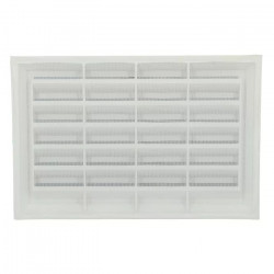 Nicoll Grille Nicoll M162 blanche 174x262mm type 150 avec moustiquaire Kobleo