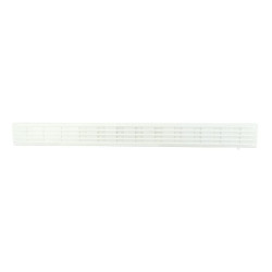 Nicoll Grille d'aération Nicoll PF400 blanche 40x400mm plate à fermeture Kobleo