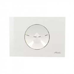 Nicoll Plaque de commande Nicoll 709140 Goutte blanc 204,5x147mm Kobleo