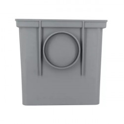 Nicoll Regard d'interface Nicoll RIFT Télécom 25x25x25cm D10cm gris clair Kobleo