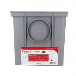 Nicoll Regard d'interface Nicoll RIFT Télécom 25x25x25cm D10cm gris clair Kobleo