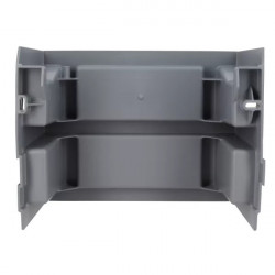 Nicoll Réhausse pour courette Nicoll ECA7 hauteur 18cm 26x13,5cm gris clair Kobleo