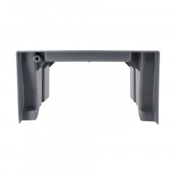 Nicoll Réhausse pour courette Nicoll ECA7 hauteur 18cm 26x13,5cm gris clair Kobleo