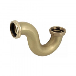 Nicoll Siphon évier Nicoll 501001 laiton D40mm forme S grand débit Kobleo