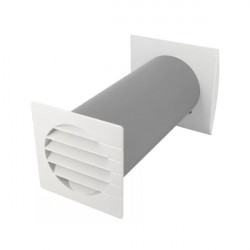 Nicoll Traversée de mur acoustique Nicoll TMA50B 50cm2 blanc Kobleo