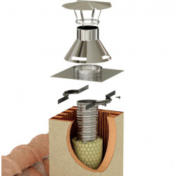 TEN Chapeau extérieur TEN 570002 galva n°2 D125/139mm Kobleo