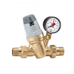 Thermador Réducteur de pression Thermador R53520 3/4" avec manomètre Kobleo